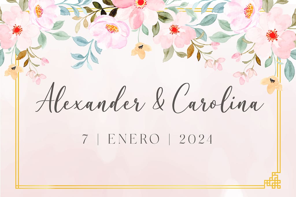 Alexander & Carolina boda portada web